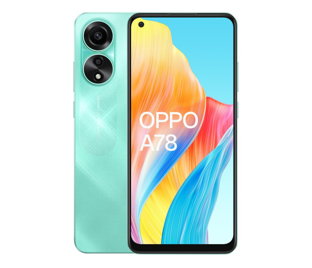OPPO A78 4G 8/128GB Turkusowy - 1165072 - zdjęcie
